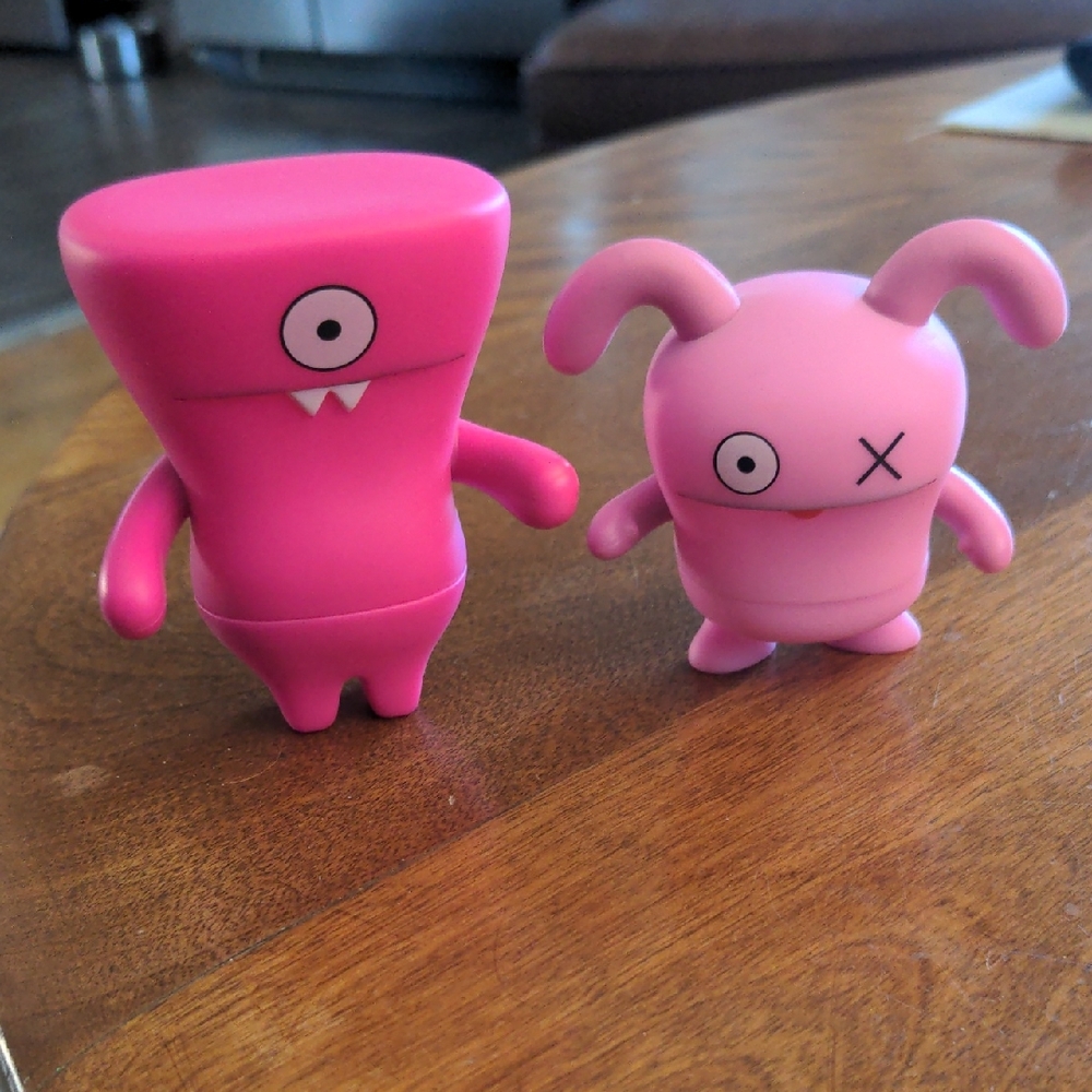 UglyDoll Wedgehead and OX Vinyl Figures 2008